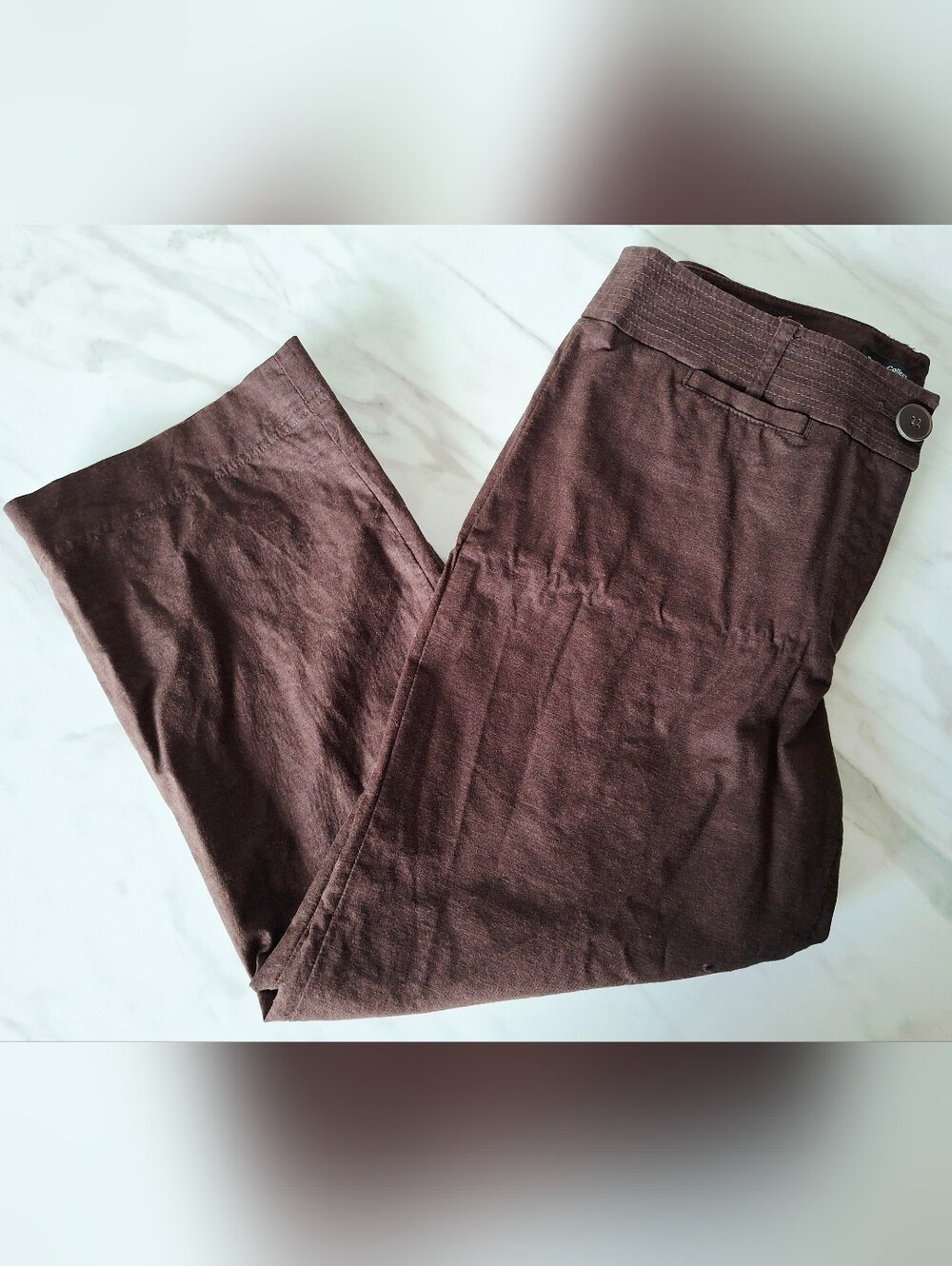 Vintage 90s Dalia Linen Blend Pants (8)